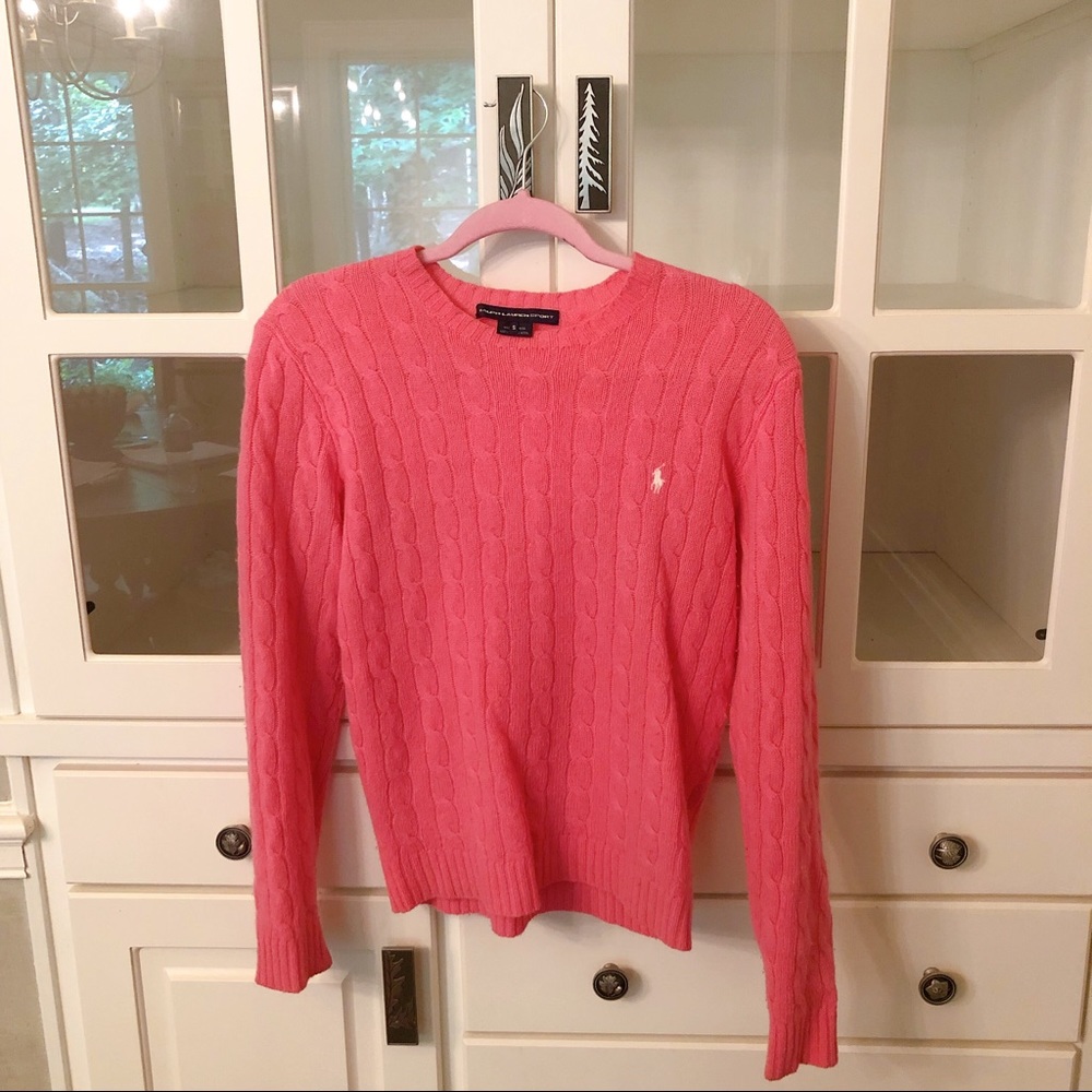 Pink Ralph Lauren Wool Sweater